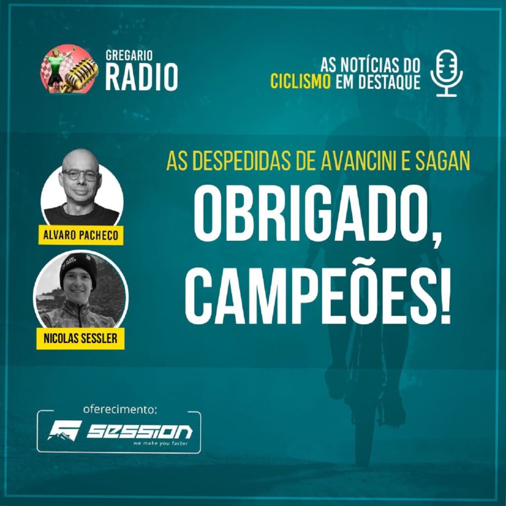 RADIO - Obrigado, Campeões: Avancini e Sagan penduram sapatilhas